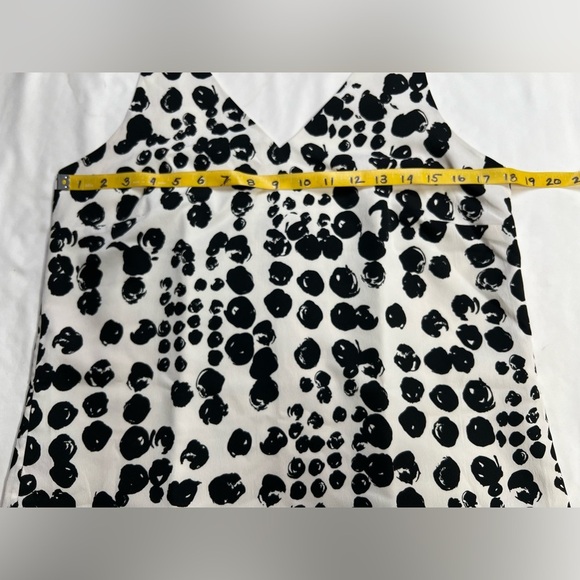 BANANA REPUBLIC Black and white dot tank‎ size M - Picture 11 of 12